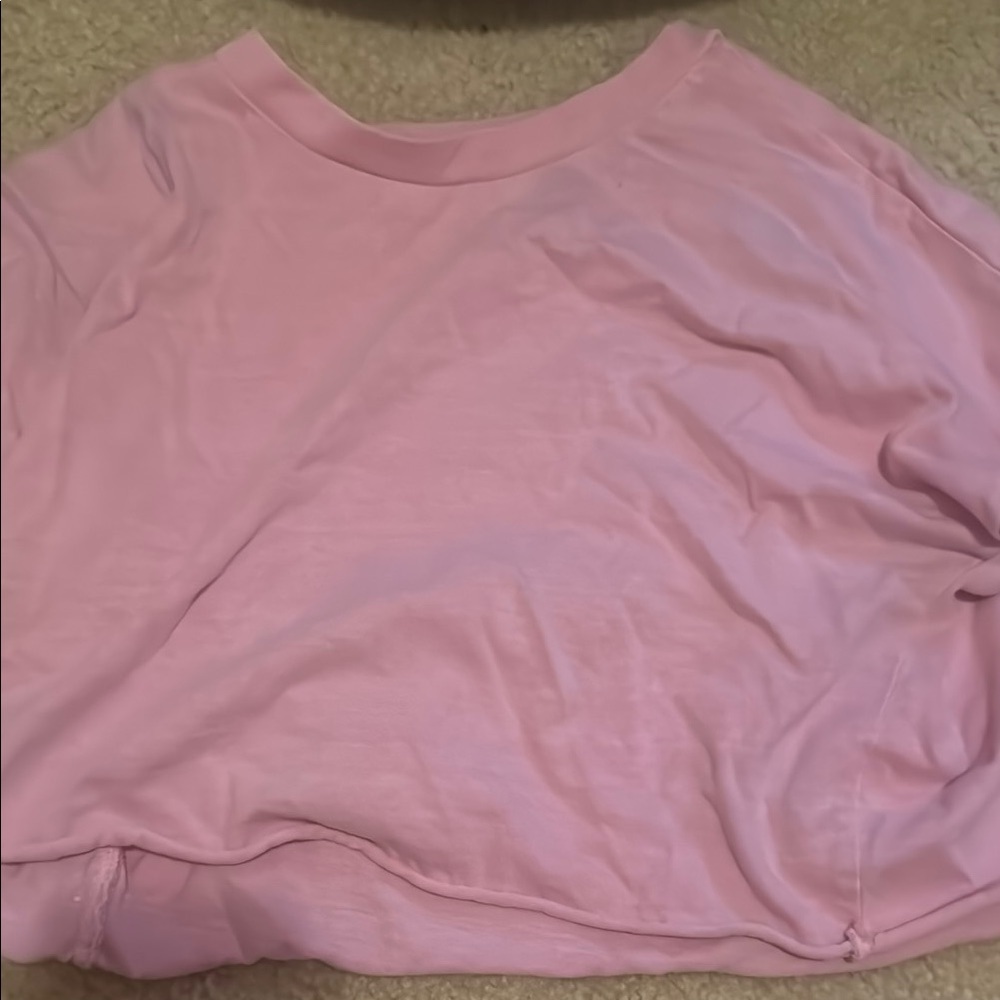 Forever 21 Pink Boxy Short Sleeve T-Shirt